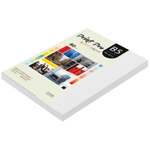 종이문화 프린트 프로 칼라 복사용지 No 30 스노우화이트 80g