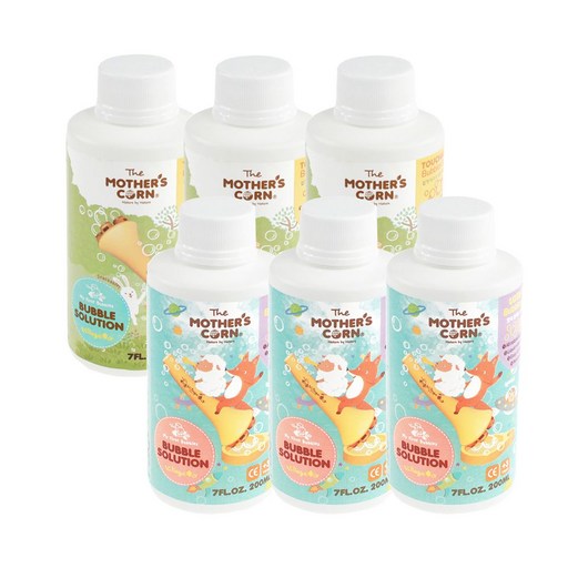 마더스콘 버블용액 200ml 2종 x 3p