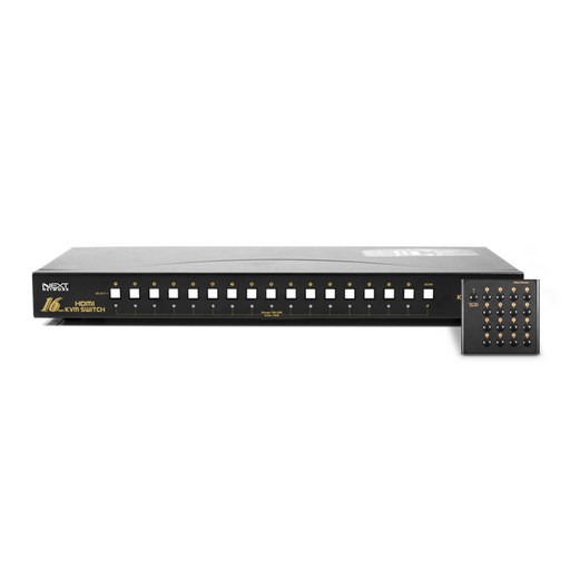넥스트 4K HDMI 영상리피터 16포트 KVM 리모컨 스위치