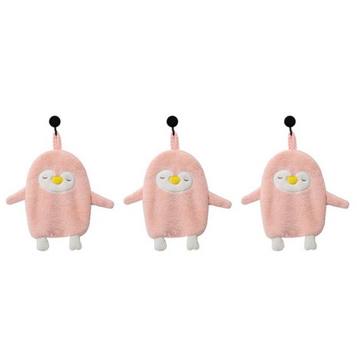앤티스 도톰쿠션 슬리핑 펭귄 고리형 주방타올