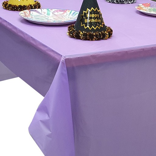 리빙다 단색 파티 테이블보 라벤다