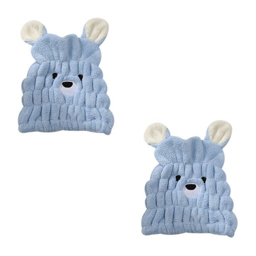 더자카 큐티베어 헤어드라이 타월 20 x 25 cm