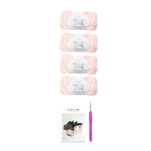 모스 스티치 네키 머플러 DIY 패키지 + 코바늘 랜덤발송