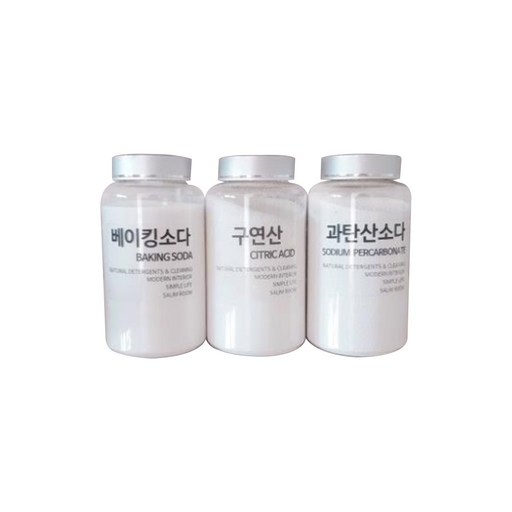 살림공간 천연세제 소분용기(한글라벨3종세트)