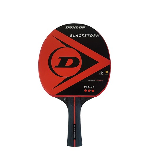 던롭 쉐이크 핸드 탁구라켓 Dunlop BLACKSTORM