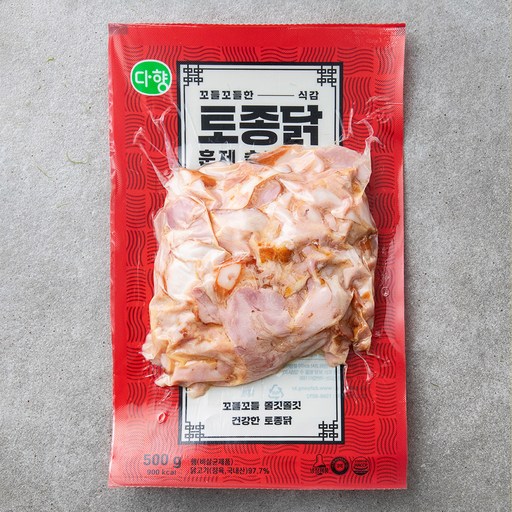 다향 꼬들꼬들 토종닭 훈제 슬라이스