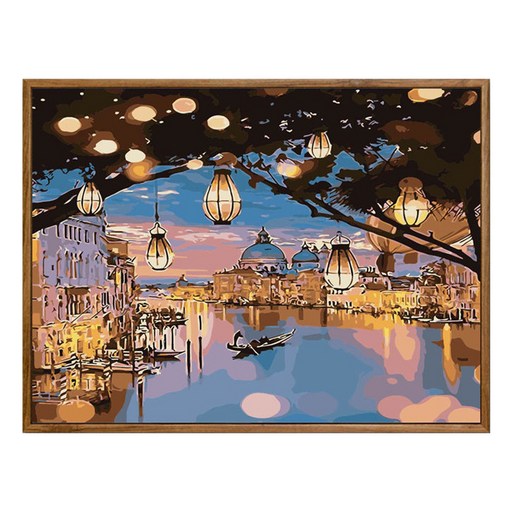 순잠 깜찍 모던 수채화 유채화 캐릭터 그림그리기 DIY 세트 40 x 50 x 1.6 cm