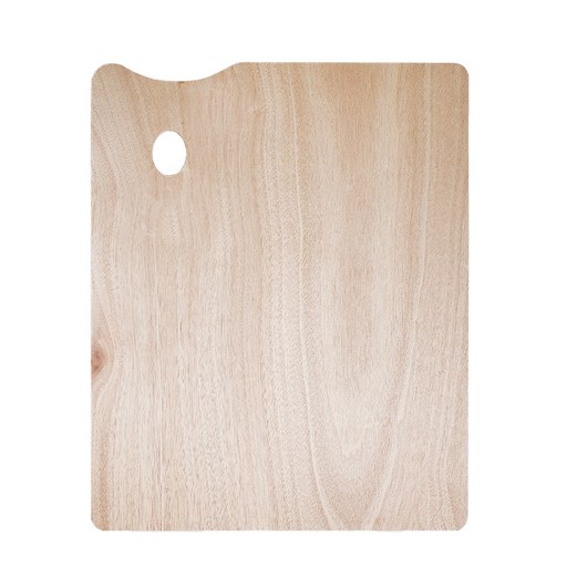 마이데일리 원목 미술 물감 팔레트 우드 사각형 40 x 50 cm