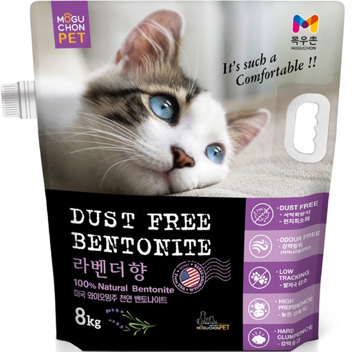 목우촌펫 고양이 더스트프리 벤토나이트 오리지날 라벤더향