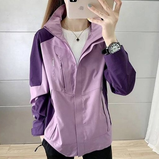 데이소이 여성용 익스트림 스포츠 배색 자켓