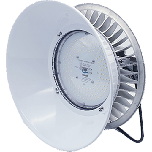 오스람 DC타입 삼성칩 안정기 체인형 LED 공장등 투광기 150W + 백색갓 세트