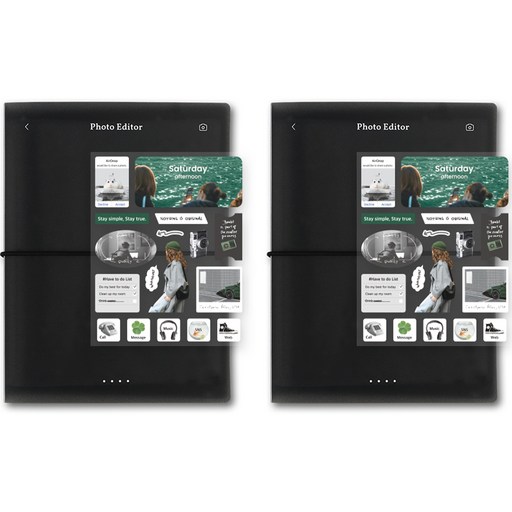 대시앤도트 포토에디터 네컷 앨범 2p + 리무버블 스티커 2p 세트