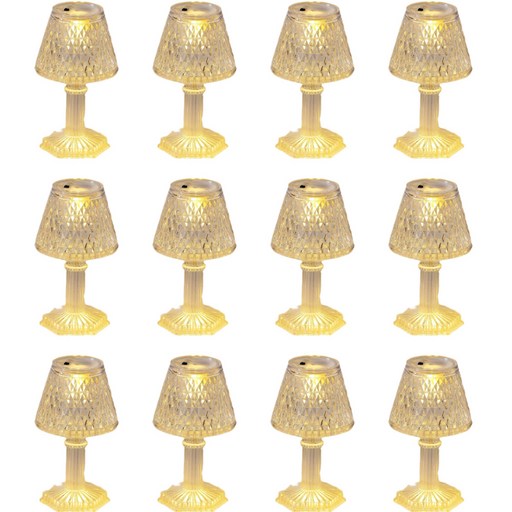 모스틱 레스토랑 결혼식장 양식집 크리스탈 led 전자 촛불 2 12p