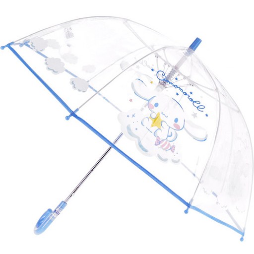 Cinnamoroll 大耳狗喜拿 三麗鷗 兒童用 POE 53 圓頂型 雲朵 長柄傘 MUHKU80045
