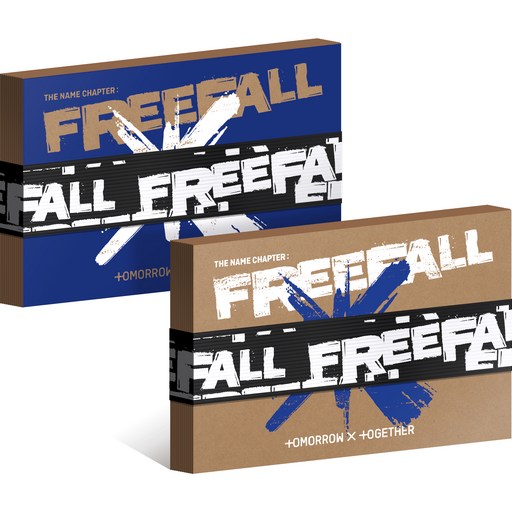 투모로우바이투게더 이름의 장 : FREEFALL Weverse Albums ver 랜덤발송 + 밴드 + 위버스카드 2종 + 트랙카드 10종 + 스티커 + 카드 봉투 + QR카드 랜덤발송 + 포토카드 랜덤발송 2p
