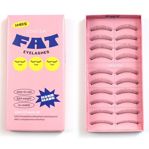 러비쉬 FAT 인조 속눈썹 블랙라인 216호 20p