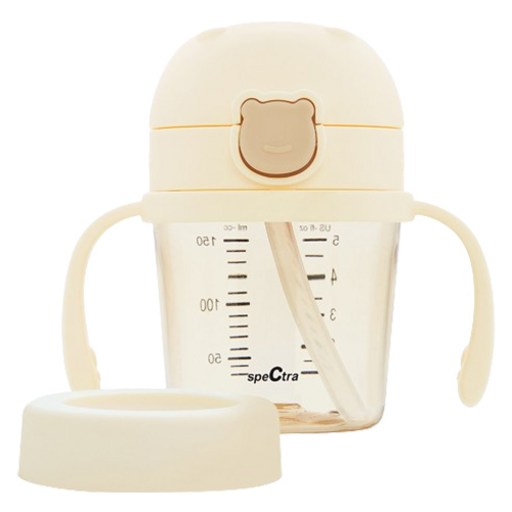 스펙트라 유아용 원터치 베베곰 빨대컵 150ml