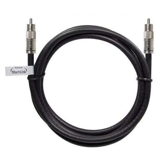 마하링크 국산 고급형 RCA 5C 동축 케이블 블랙
