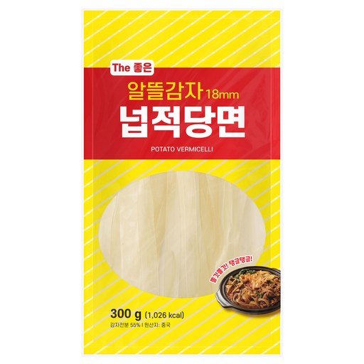 이엔푸드 알뜰감자 넙적당면 18mm