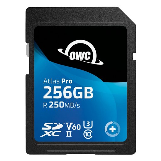 OWC Atlas Pro SD V60 메모리 SD카드 SDXC UHS-II 250MB/s OWCSDV60P0256