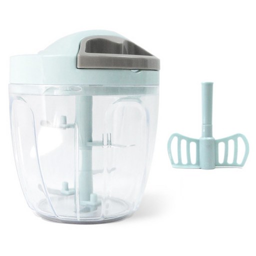 UH홈데코 채소 차퍼 만능 수동 다지기 900ml