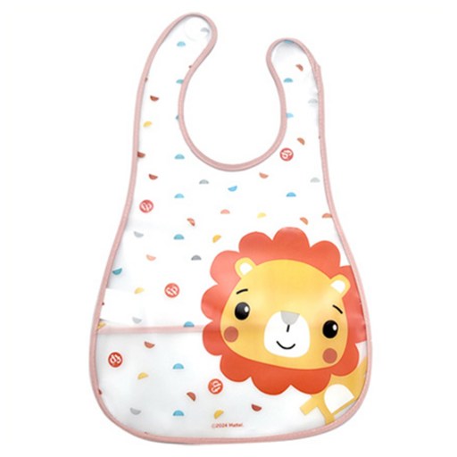 피셔프라이스 유아용 동물 이유식 턱받이 아기 먹이기 완벽 지원