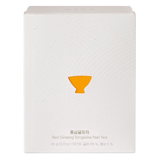 쌍계명차 일상다완 홍삼귤피차
