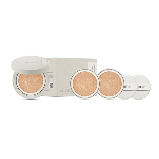 スキンステイソフトグロークッションファンデーション本品13g＋詰め替え2pセット01号1個 ツヤ肌 長時間キープ