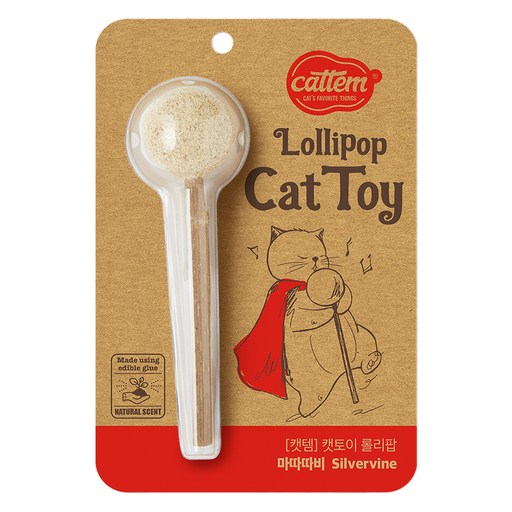 캣템 고양이 롤리팝 장난감 3.5 x 13 cm