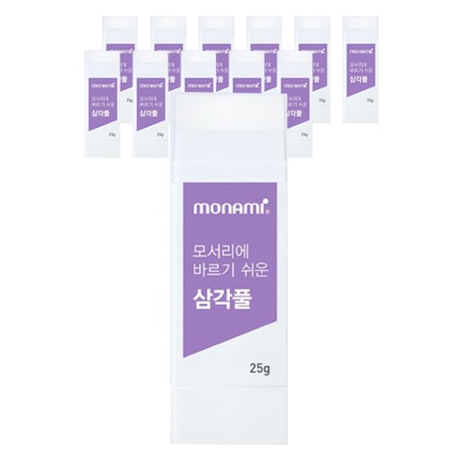 모나미 모서리에 바르기 쉬운 삼각풀