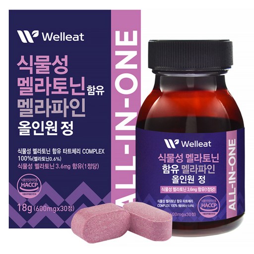 토종마을 식물성 멜라토닌 함유 멜라파인 올인원 30p