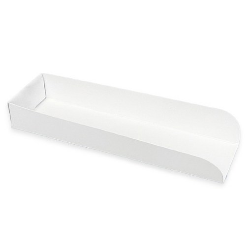 제이팩토리 꼬치트레이 백색 일회용 종이 받침 소 20 x 6 x 3 cm
