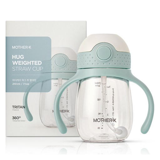 마더케이 허그 추 빨대컵 210ml
