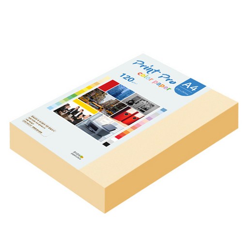 종이문화 프린트 프로 얇은 칼라복사지 No 02 아이보리 120g