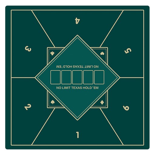 비투윈 빈벅 딜러카드 카지노 정사각형 포커매트 7 110 x 110 cm