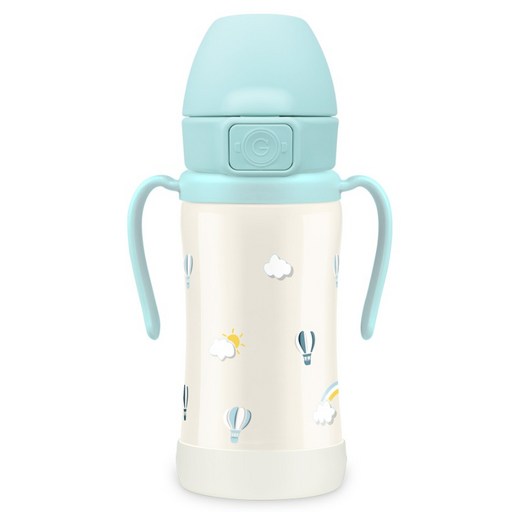 그로미미 스테인리스 스카이벌룬 빨대컵 300ml