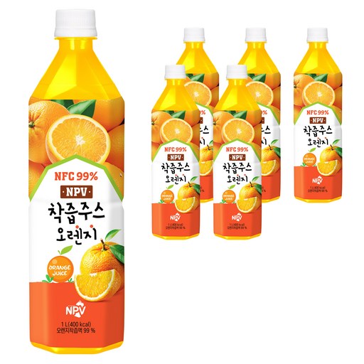 엔피브이 착즙주스 오렌지