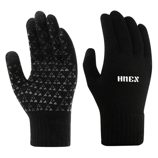 HNEX 스마트폰 터치 방한 논슬립 스포츠 니트 장갑