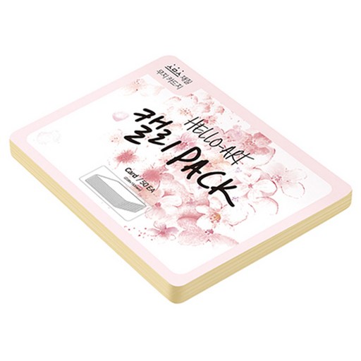 종이문화 헬로우 아트 캘리팩 두꺼운 스므스 카드 200g 03 베이지