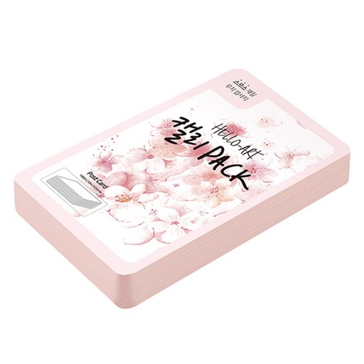 종이문화 헬로우아트캘리팩 두꺼운 스므스 엽서 200g 23 코스모스핑크