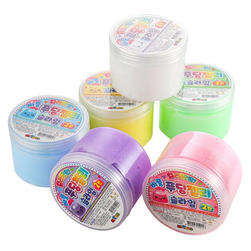 MYTOYS 바풍 푸딩젤리 슬라임 2탄 200g x 6종 세트