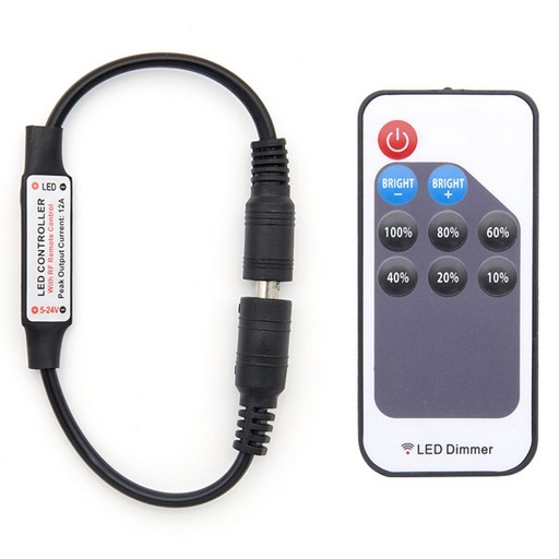컴스마트 LED 컨트롤러 DC 전원 리모콘 Dimmer
