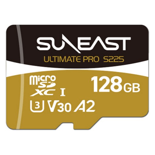 선이스트 V30 208MB/s 드론 얼티메이트 프로 S225 골드 마이크로SD 메모리카드