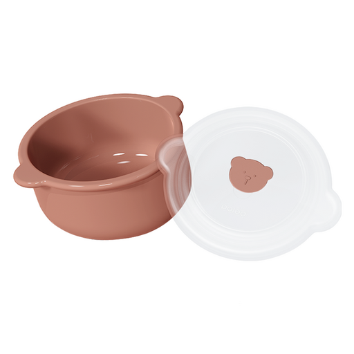 폴레드 아동용 키친 도자기 유식 용기 찜기 + 뚜껑 세트 400ml