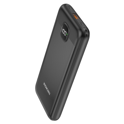 코끼리 에픽 고속충전 LCD 잔량표시 3포트 보조배터리 10000mAh