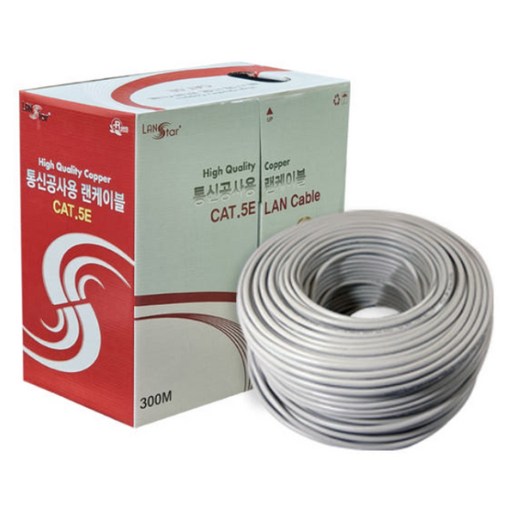 랜스타 CAT5E FTP 박스케이블 단선 LS-5FTP-300MG