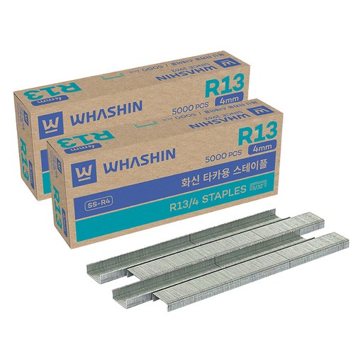 화신 R13 타카용 스테이플 10.5 x 4mm 5000p