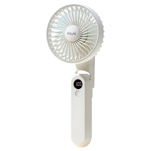 풀라스 5단 대용량 미니 휴대용 선풍기, FL-PF4000, White