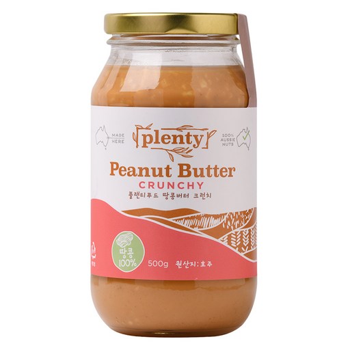 Plenty 플랜티푸드 땅콩버터 크런치