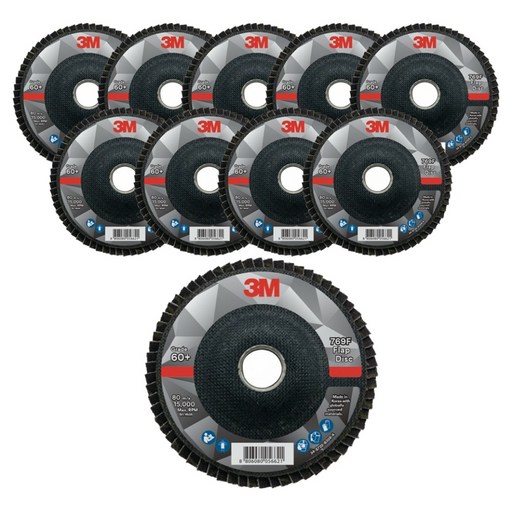 쓰리엠 큐비트론2 플랩 디스크 그라인더용 날개 페파 60방 100mm